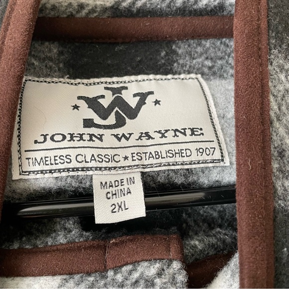 John Wayne checkered pullover sweater - Picture 3 of 8